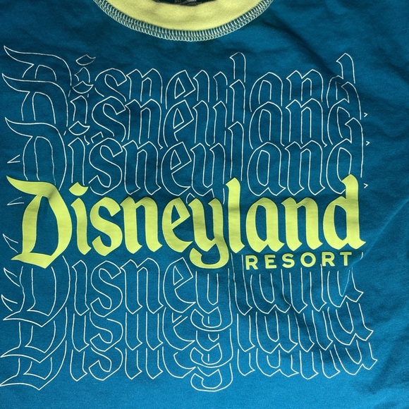 Vintage Disneyland Crop Shirt Baby Tee Womens Size Small - Picture 2 of 3